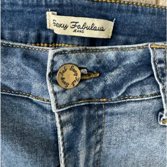 Fabulous Wide Leg Front Pleat Jeans size 15 - Picture 4 of 7